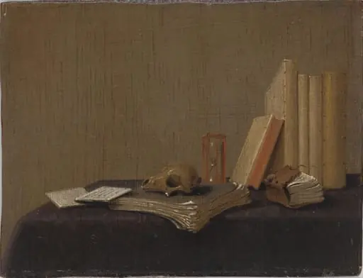 Vanitas Still Life, by Gerrit van Vucht
