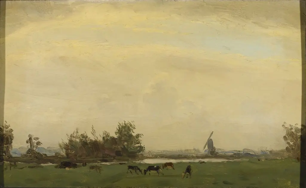 Meadow Landscape on the Spaarne, by Gerrit Willem Dijsselhof