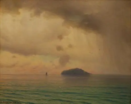 Rainy day in Sevan, by Gevorg Bashinjaghian
