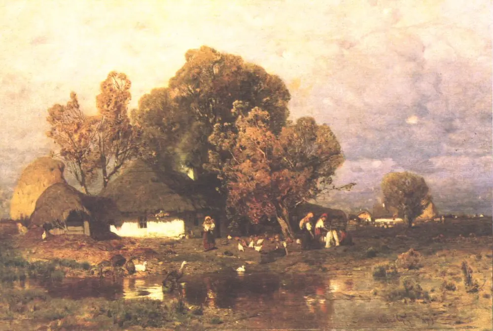 Farmstead, by Géza Mészöly