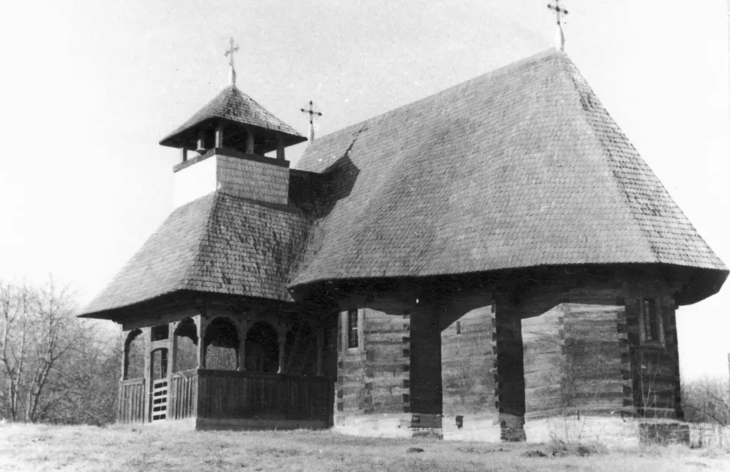 Biserica Răpciuni în Muzeul Satului, București, 1960, by Gheorghe FocGheorghe, unspecified, 1960