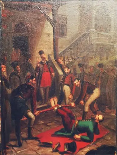 Bătaia la tălpi, by Gheorghe (George) Ioachim Pompilian