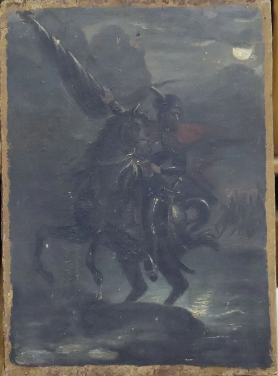 Mihai Viteazul triumfând la Călugăreni, by Gheorghe (George) Ioachim Pompilian