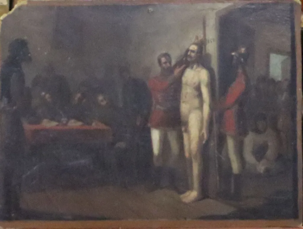 Recrutarea în timpul lui Cuza Vodă, by Gheorghe (George) Ioachim Pompilian, unspecified