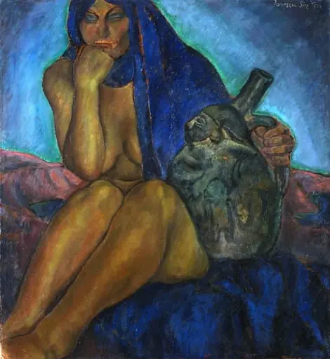 Nud cu idol, by Gheorghe Ionescu-Sin