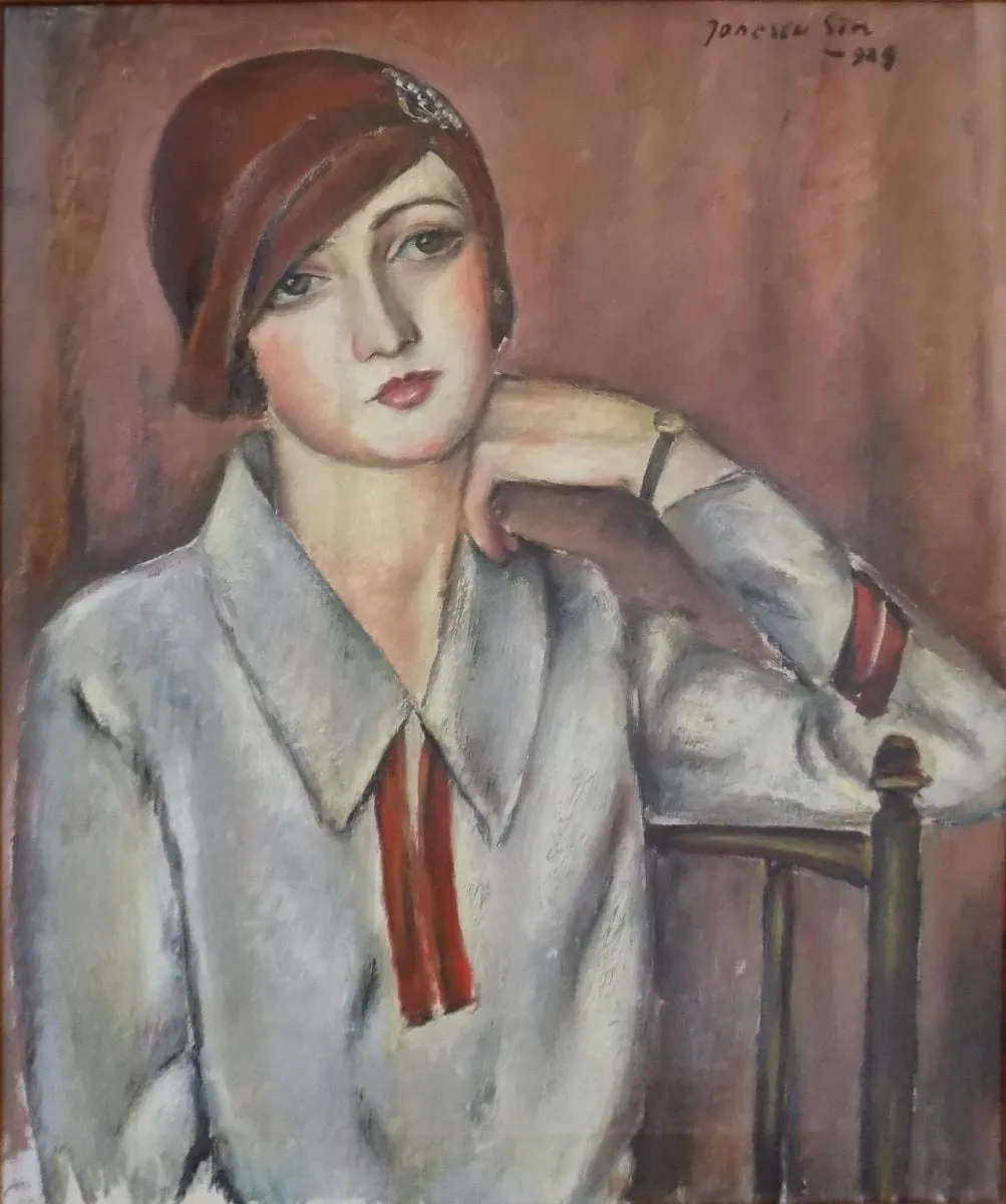 Portret de femeie, by Gheorghe Ionescu-Sin, unspecified, 1929