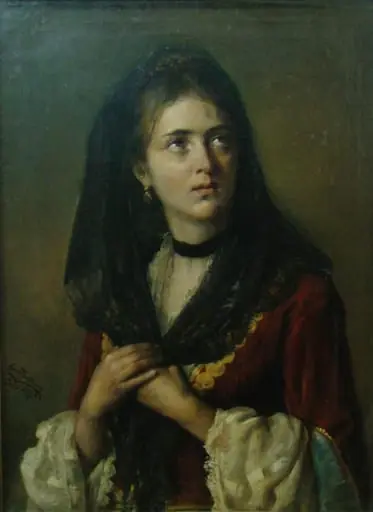 Portret de femeie, by Gheorghe Panaiteanu-Bardasare