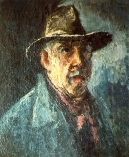 Autoportret, by Gheorghe Petrașcu