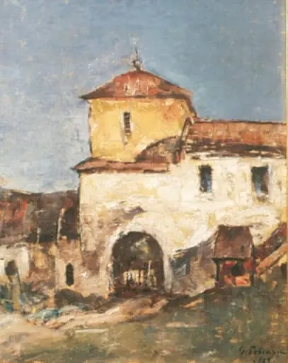 Biserică din Târgoviște (Paraclis domnesc), by Gheorghe Petrașcu
