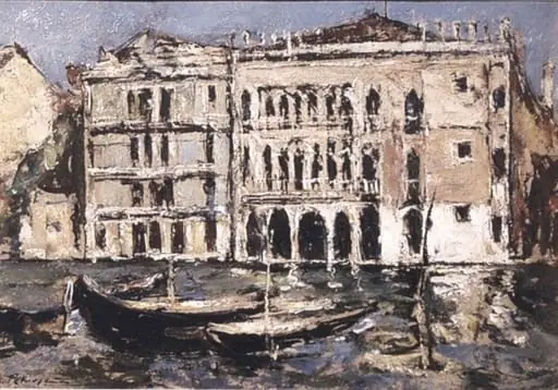 Ca d'Oro-Veneția, by Gheorghe Petrașcu