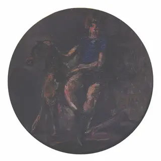 Călăreț pe căluț, by Gheorghe Petrașcu, 921