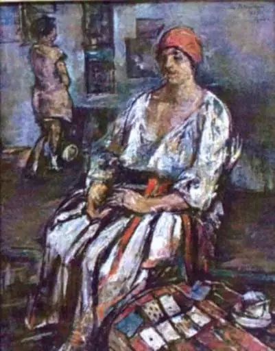 Cărturăreasa, by Gheorghe Petrașcu
