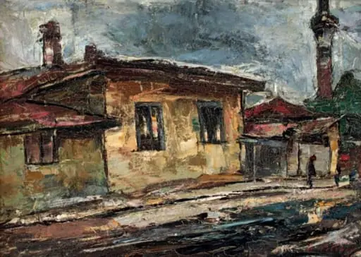 Casă la Silistra, by Gheorghe Petrașcu