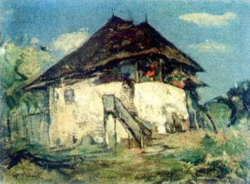 Casă la Văleni, by Gheorghe Petrașcu