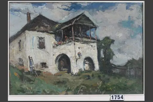 Casă veche, by Gheorghe Petrașcu
