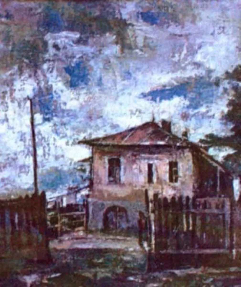 Casă veche din Târgoviște, by Gheorghe Petrașcu, unspecified, 1927