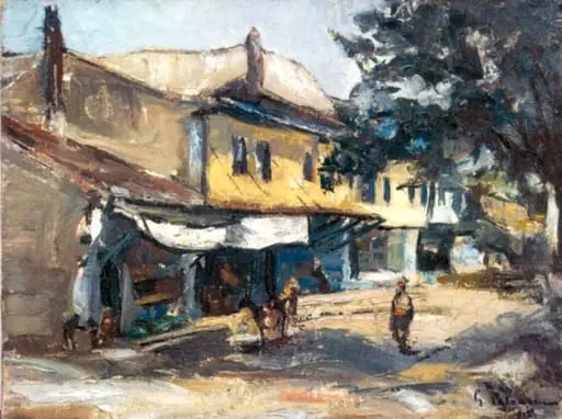 Case la Mangalia, by Gheorghe Petrașcu