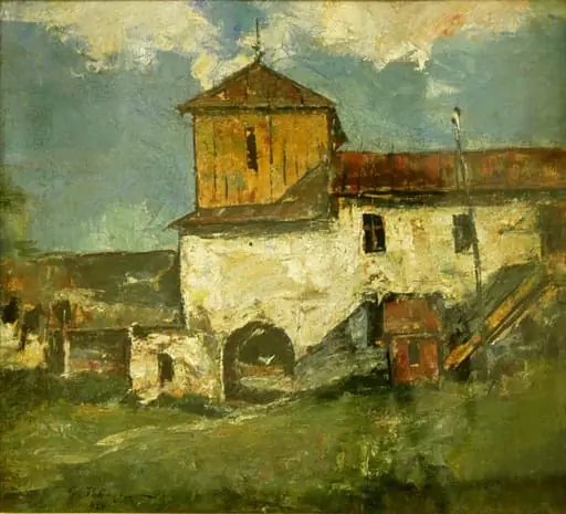 Clopotnița Bisericii din Târgoviște, by Gheorghe Petrașcu