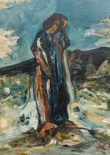 FEMEIE LA MALUL MĂRII, by Gheorghe Petrașcu