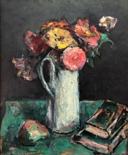 Flori în glastră, by Gheorghe Petrașcu