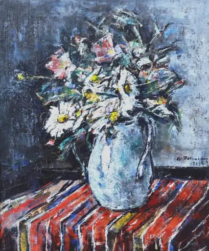 Flori în glastră, by Gheorghe Petrașcu