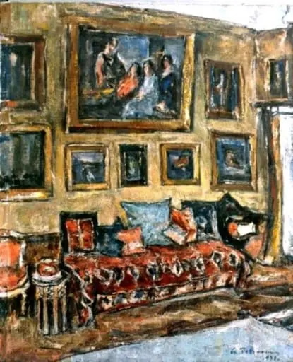Interior, by Gheorghe Petrașcu