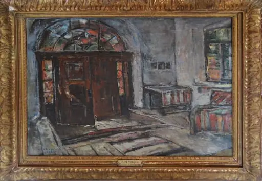 Intrarea în arhondărie (Mănăstirea Viforâta)
