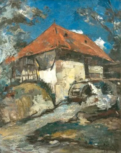 Moară, by Gheorghe Petrașcu