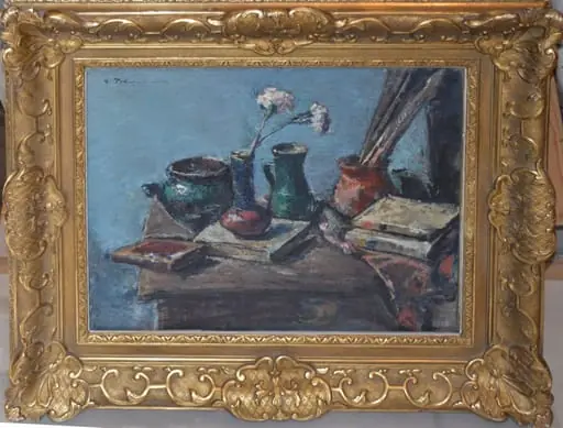 Natură moartă, by Gheorghe Petrașcu