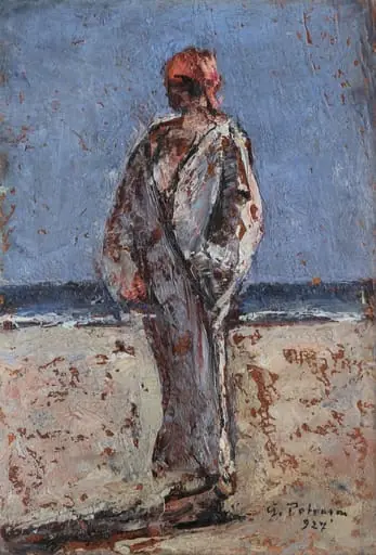 Pe plajă, by Gheorghe Petrașcu