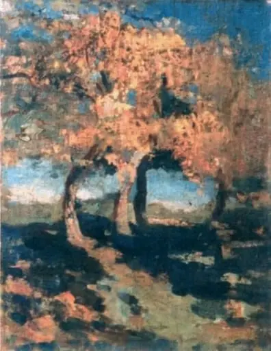 Peisaj de pădure, by Gheorghe Petrașcu