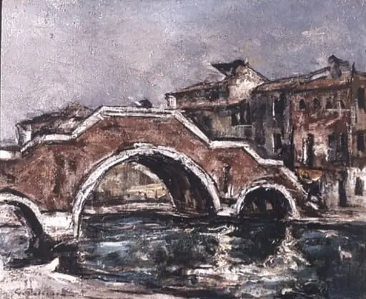Punte cu trei arcuri, by Gheorghe Petrașcu