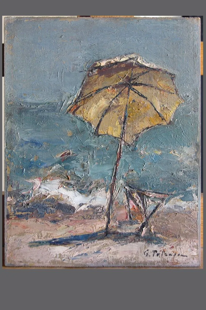 Umbrela pictorului, by Gheorghe Petrașcu, unspecified
