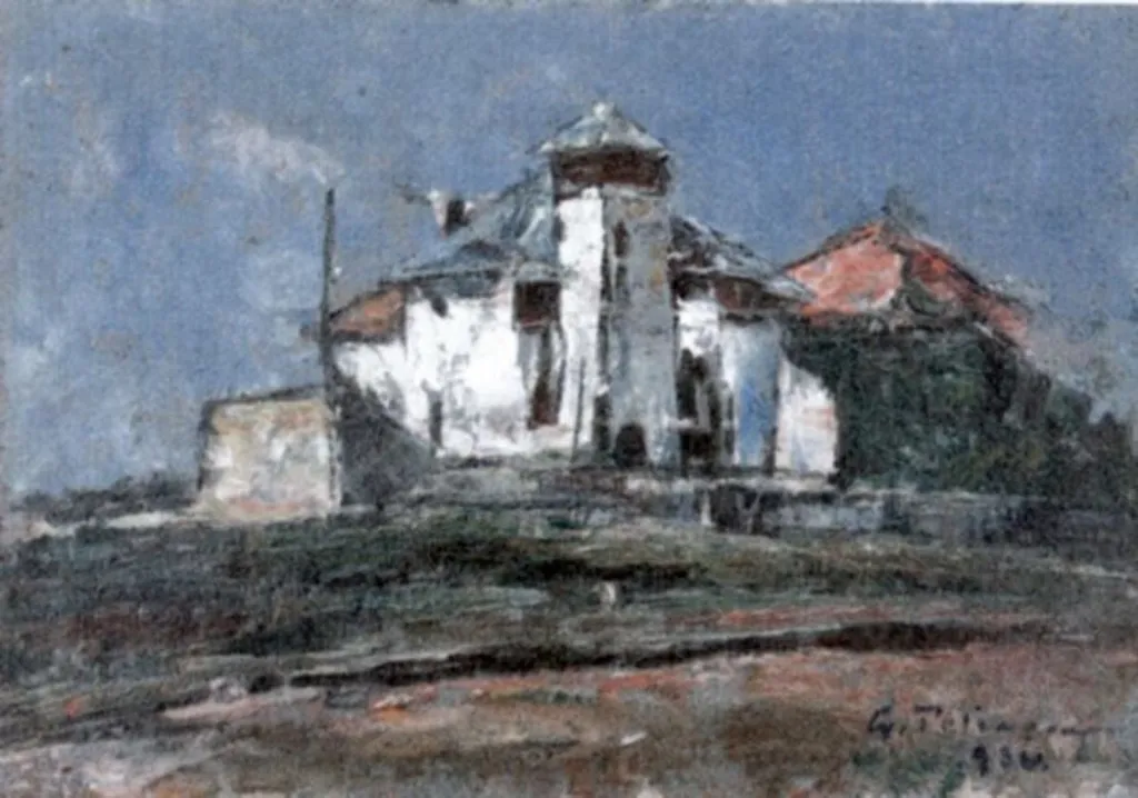 Vilă la Techirghiol, by Gheorghe Petrașcu, unspecified, 1934
