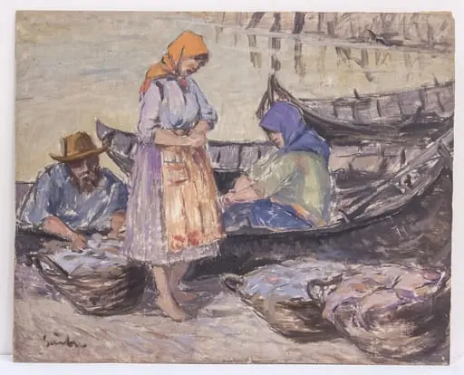 Peisaj din Deltă, by Gheorghe Sârbu