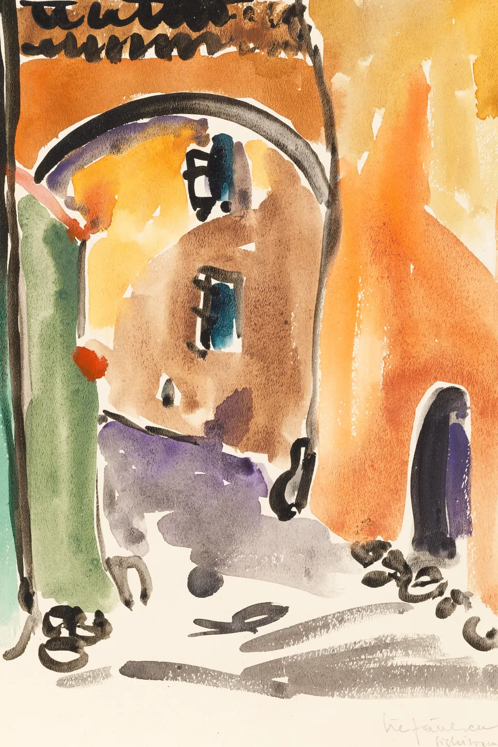 Sighișoara, Casa lui Vlad Dracul, by Gheorghe Ștefănescu, 1967