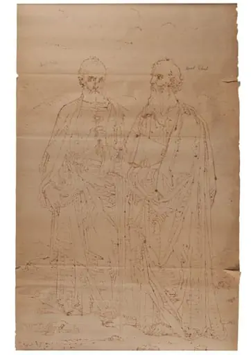 Apostolii Petru și Pavel, by Gheorghe Tattarescu