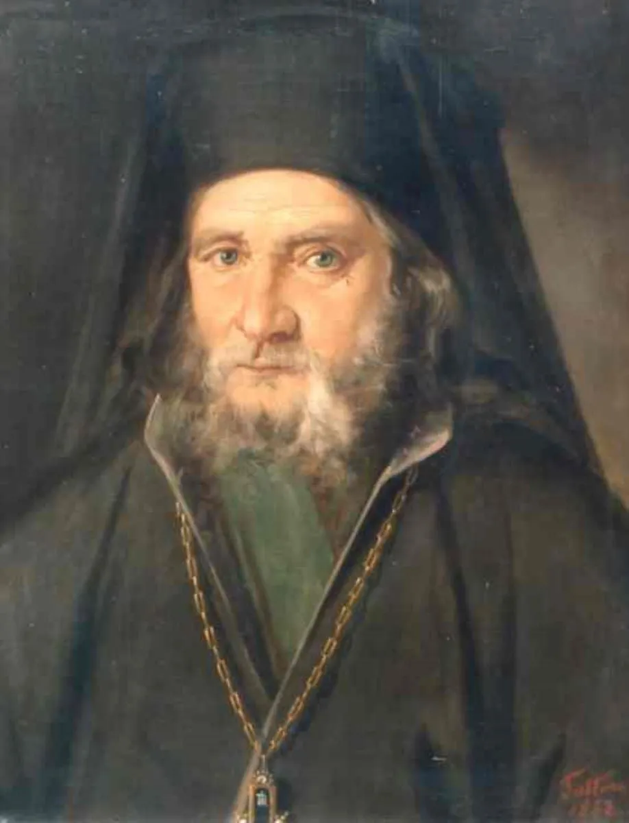 Arhimandritul Rovin Târgșoreanu, by Gheorghe Tattarescu, unspecified, 1862