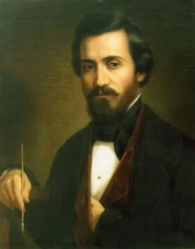 Autoportret, by Gheorghe Tattarescu