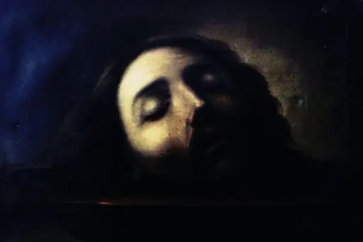 Capul lui Ioan Botezătorul (copie după Salomea de Guido Reni), by Gheorghe Tattarescu