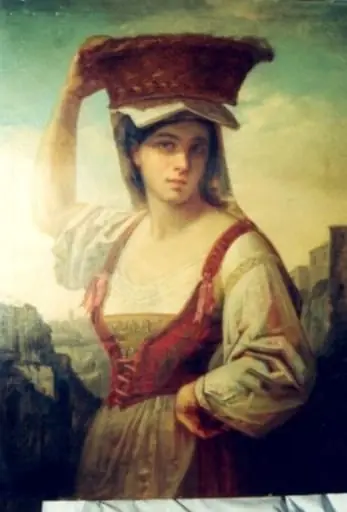 Florăreasă, by Gheorghe Tattarescu