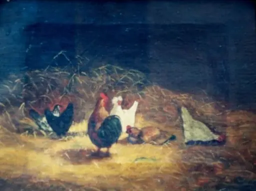 Găini, by Gheorghe Tattarescu