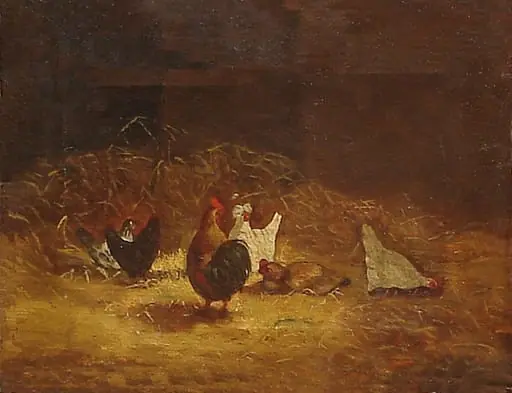 Găini, by Gheorghe Tattarescu