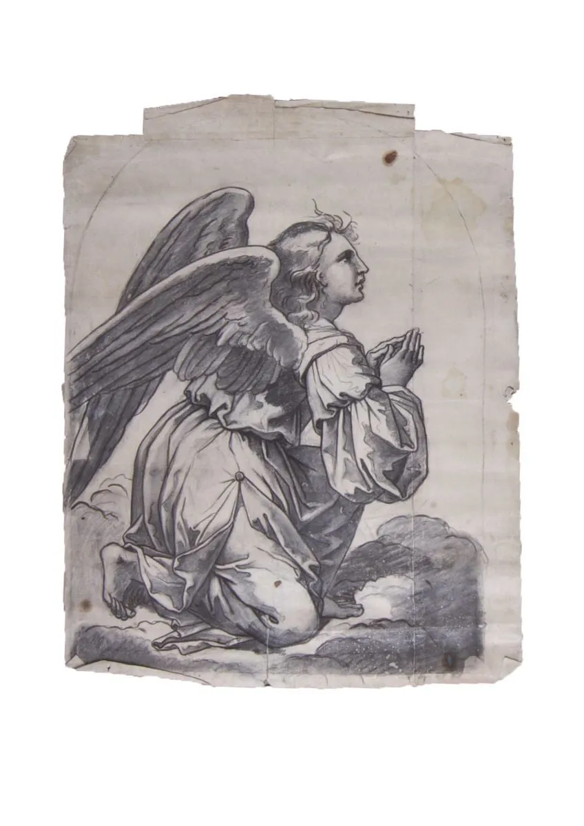 Înger, by Gheorghe Tattarescu, 1867