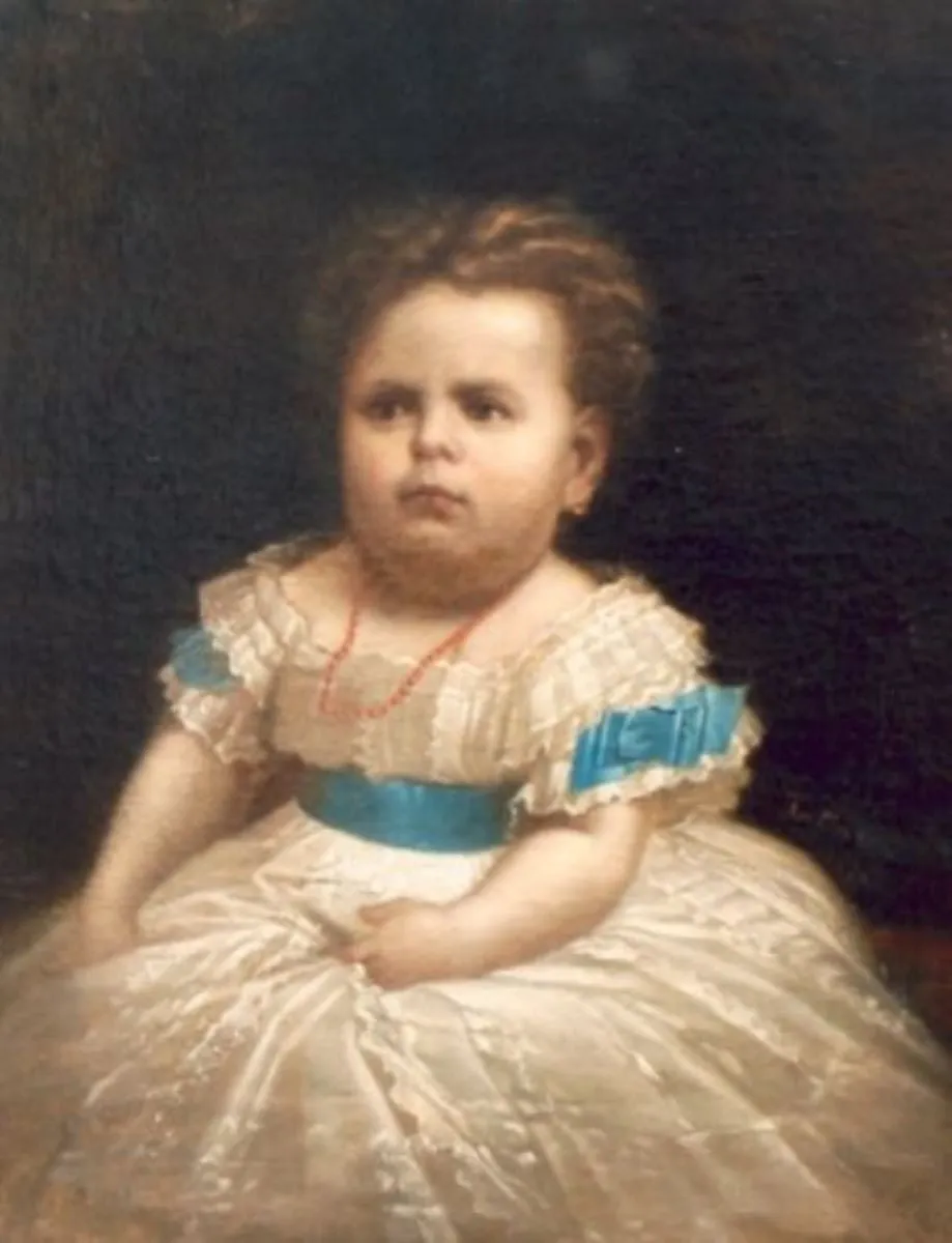 Marioara, fiica pictorului, by Gheorghe Tattarescu, unspecified, 1876