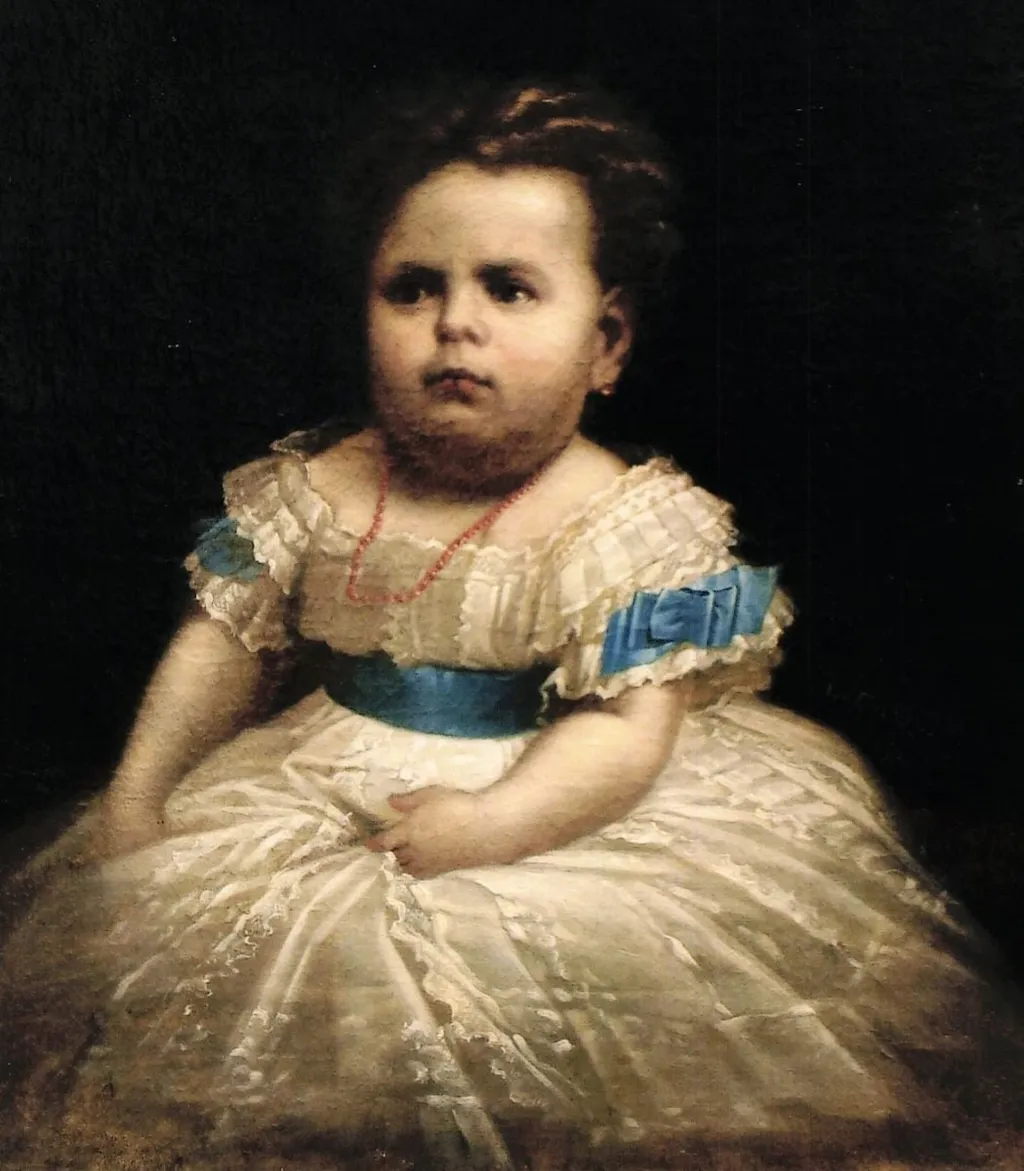 Marioara, fiica pictorului Gheorghe Tattarescu, by Gheorghe Tattarescu, unspecified, 1867