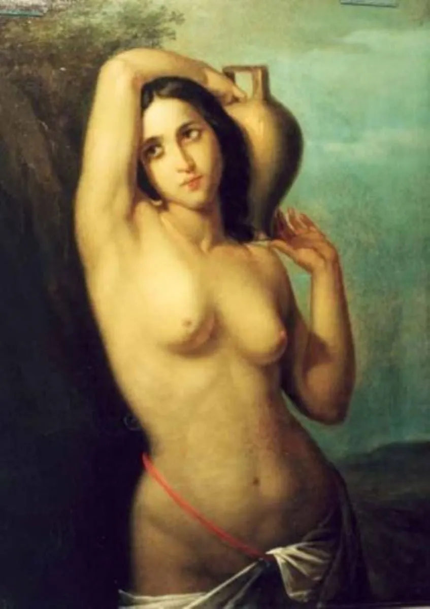 Nud, by Gheorghe Tattarescu, unspecified, 1850