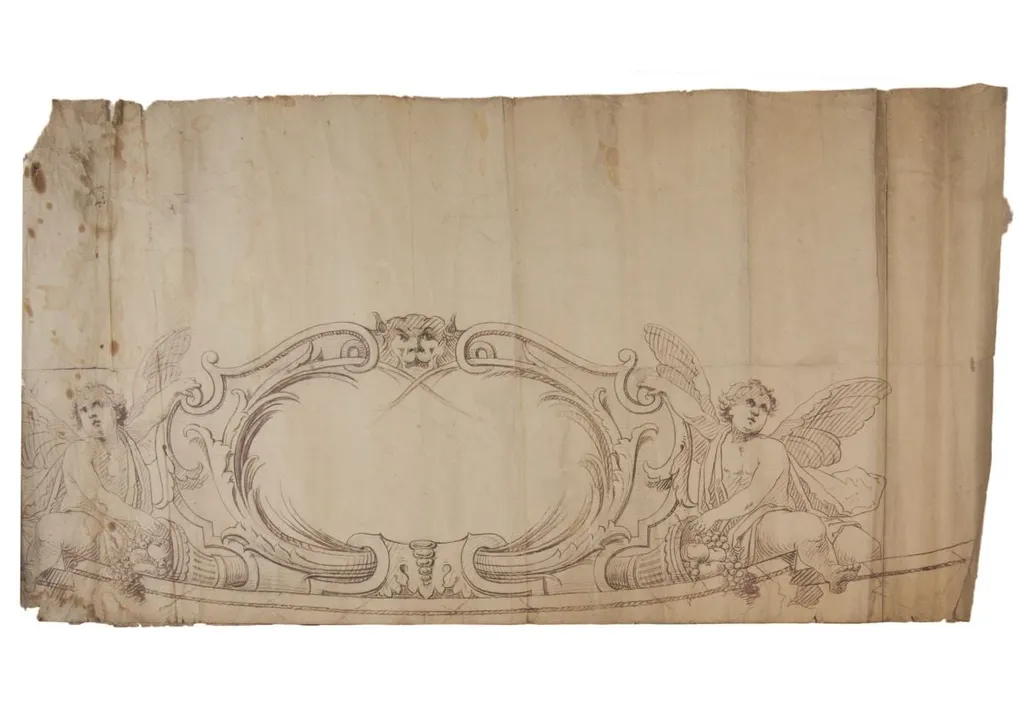 Ornament, by Gheorghe Tattarescu, 1867