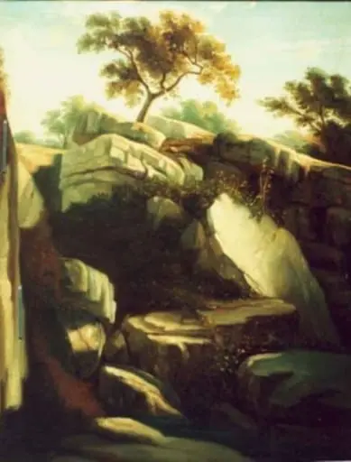 Peisaj din Italia, by Gheorghe Tattarescu