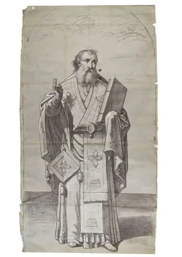 Personaj biblic - Arhiereu, by Gheorghe Tattarescu